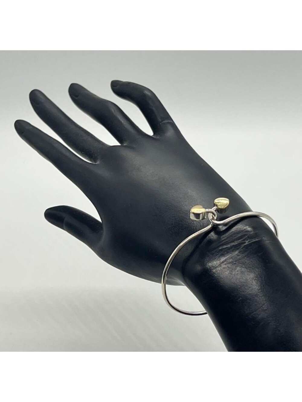 Tiffany & Co Double Heart Hook Bangle Combination Bracelet - Picture 15 of 15